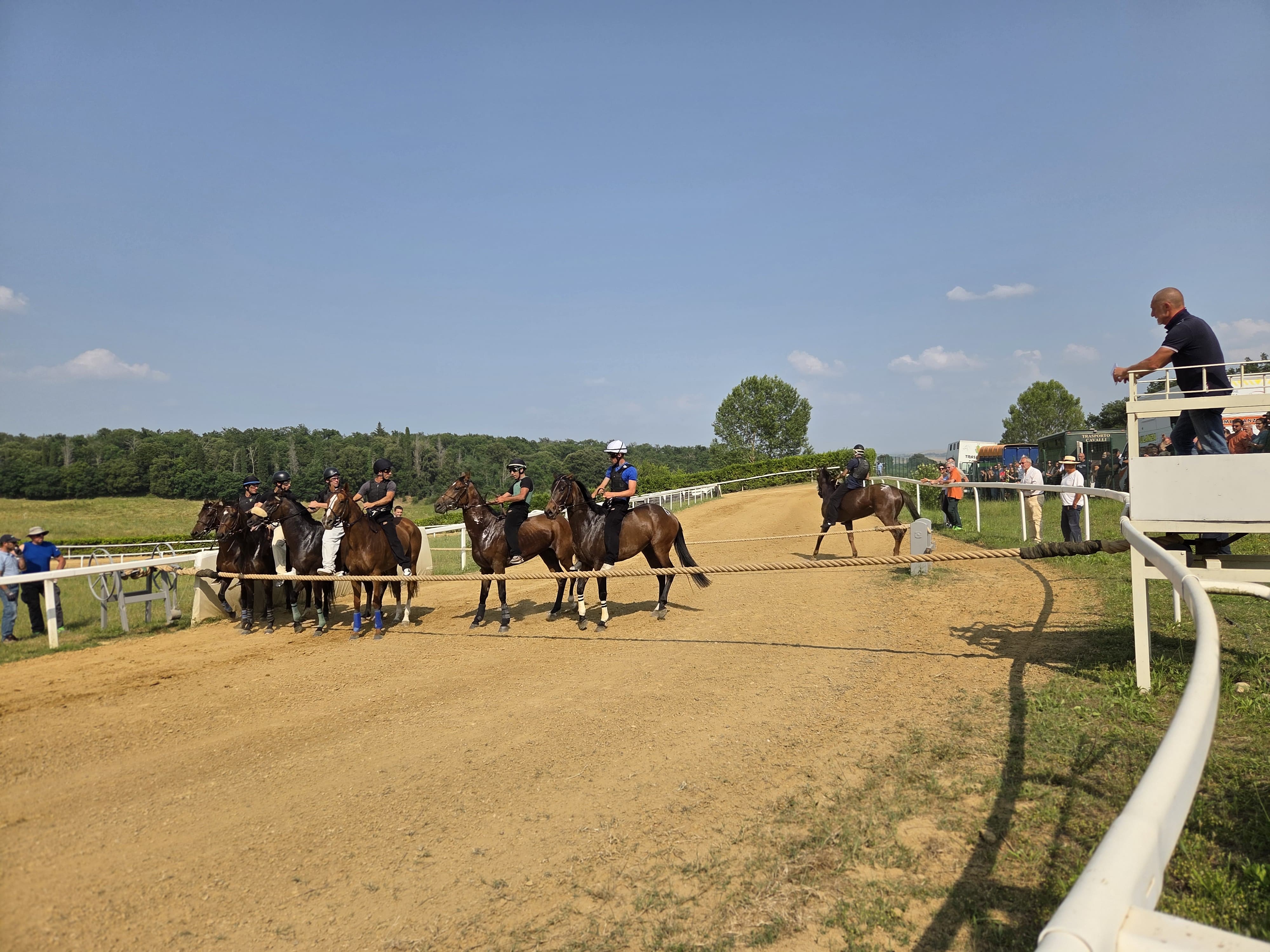 Lavori di addestramento - pista di Mociano