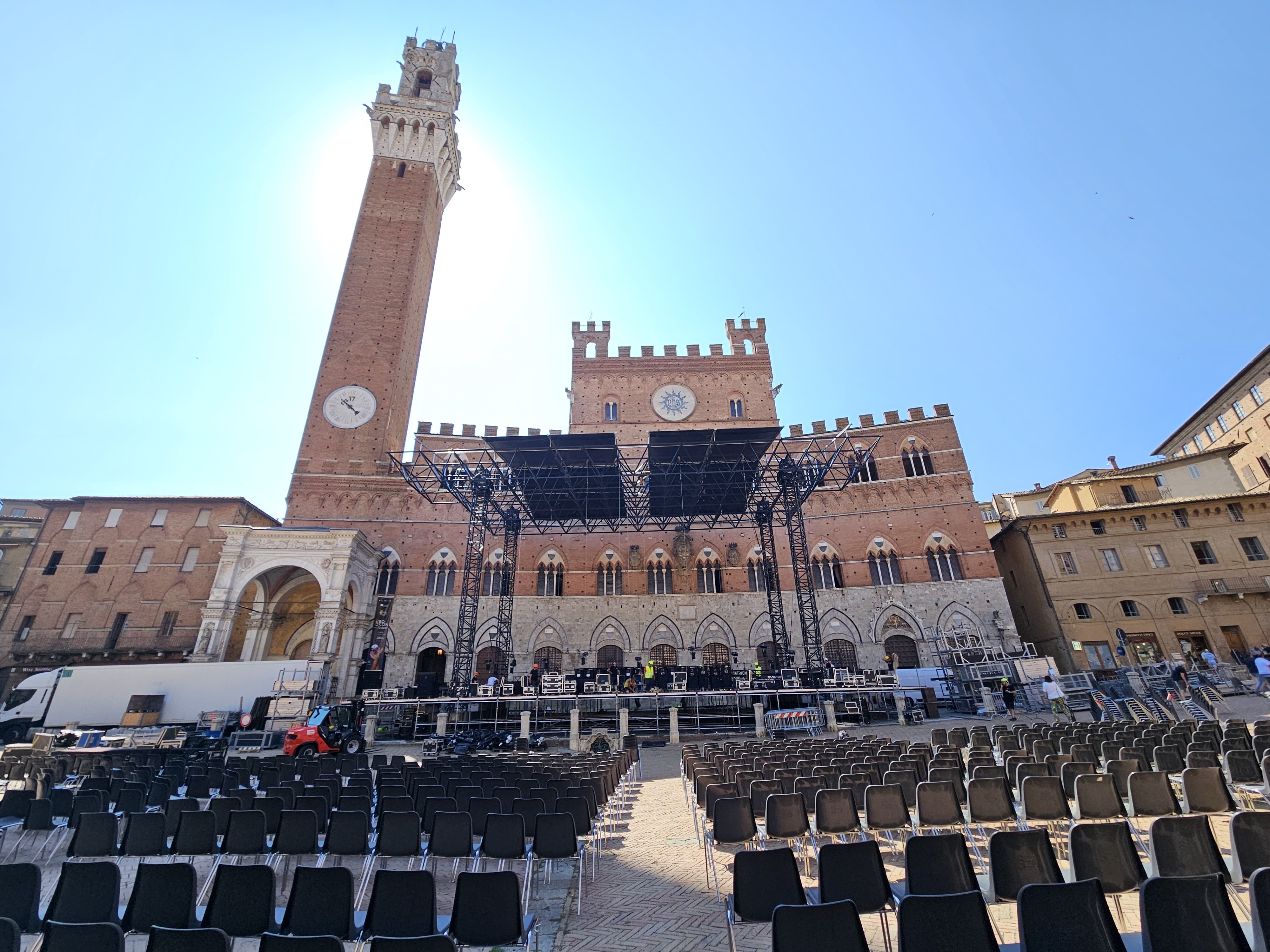 Palco in Piazza del Campo