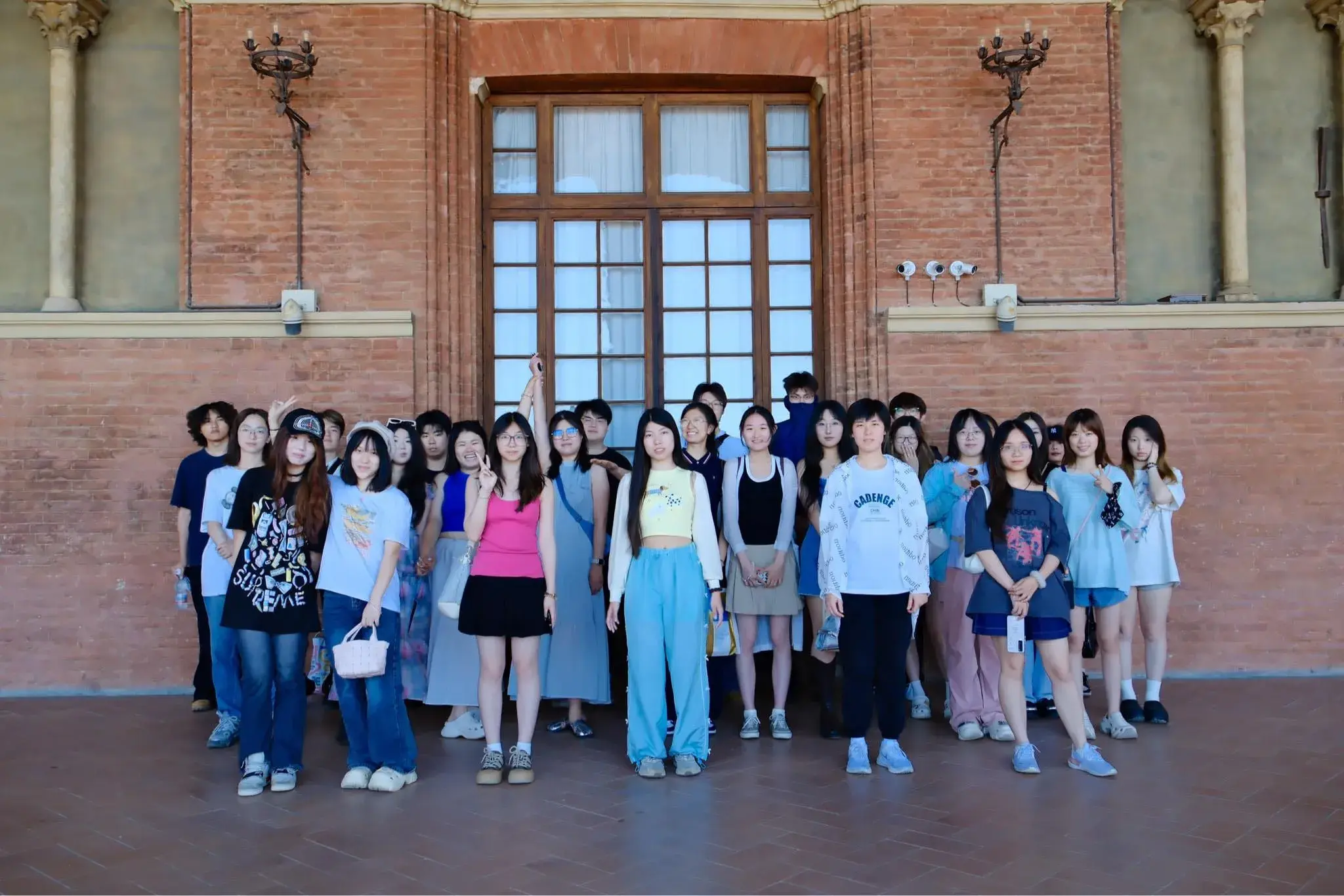 Gli studenti di Nantong in visita a Palazzo Pubblico