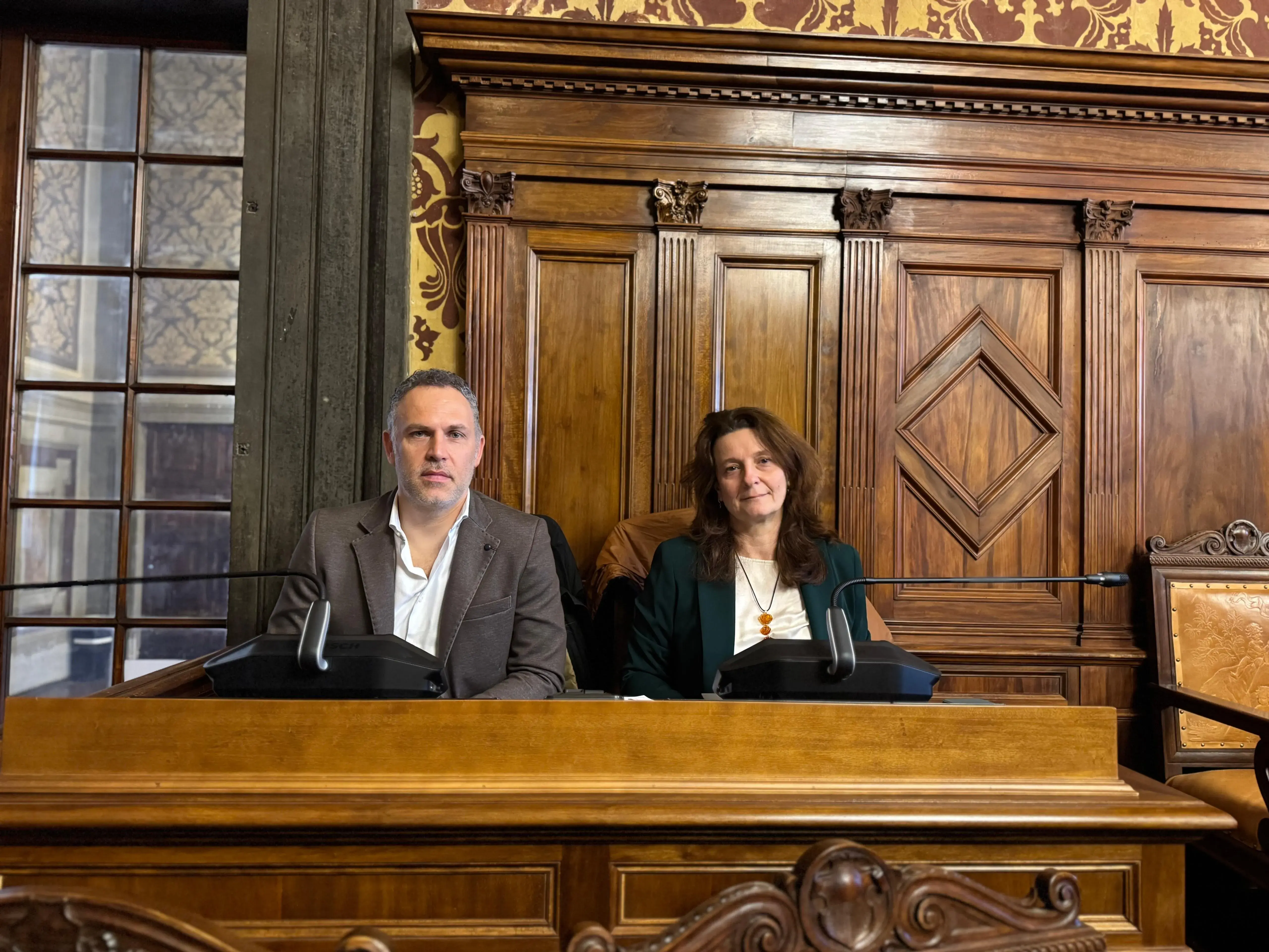 Consiglieri Michele Cortonesi e Silvia Armini