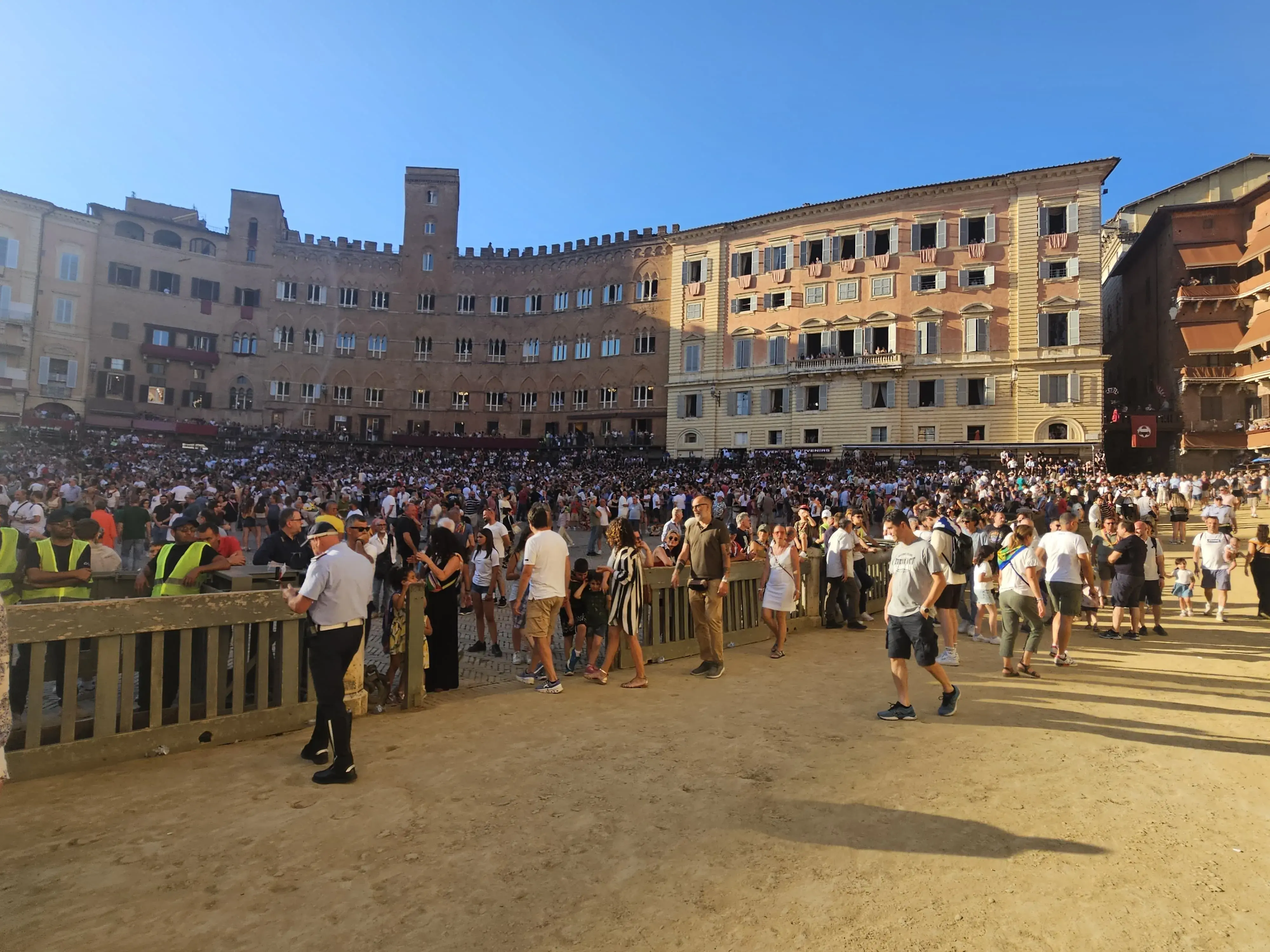 Piazza del Campo prima della prova