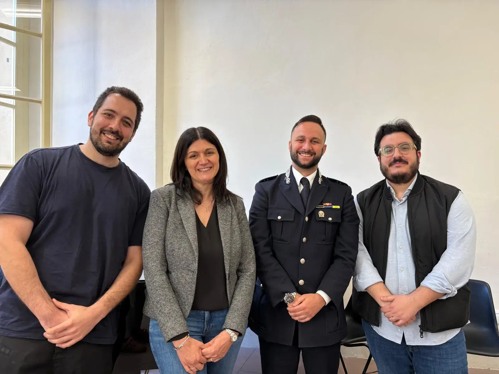 Lezione di legalità al liceo Piccolomini - Damiani, Neri, Innocenti, Longo