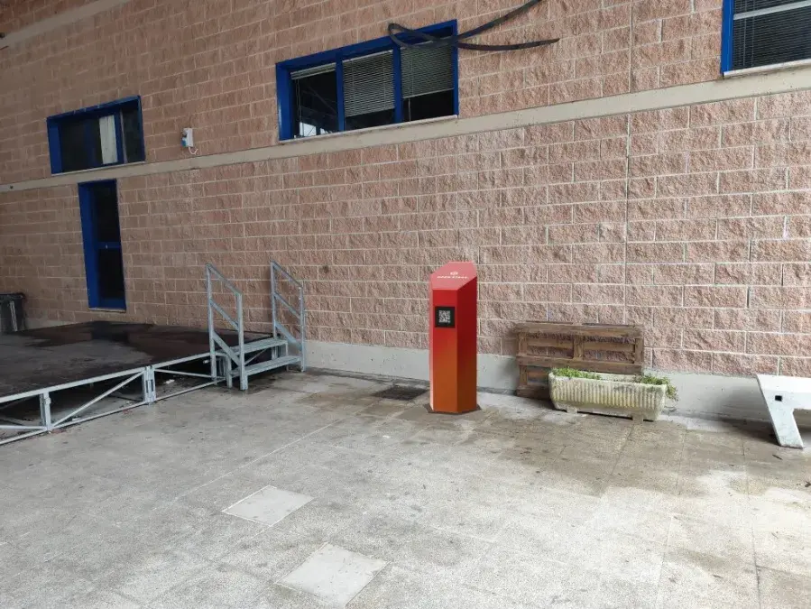 Rendering del "Totem musicale" che verrà installato in via Tolomei